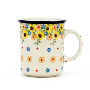 Kubek ceramiczny 236 0,3l <br> 2225X Wiosenny bukiet Bolesławiec